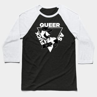 Queer AF - dark Tee Baseball T-Shirt